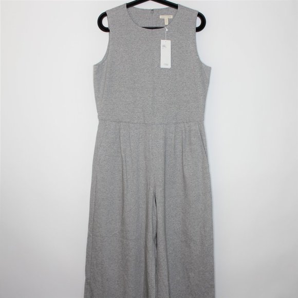 Eileen Fisher Wide Leg Cropped Jumpsuit NWT R1142 - Picture 2 of 5